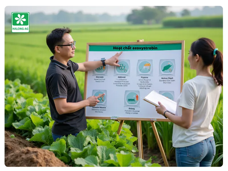 Cải thiện năng suất cây trồng khi dùng Azoxystrobin